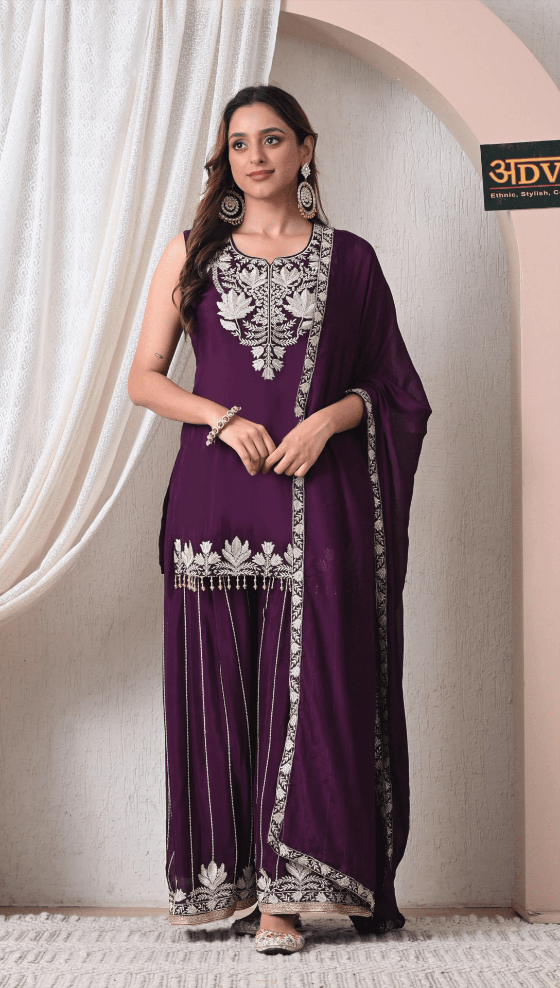 advita-purple-chinon-embroidered-sharara